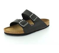 BIRKENSTOCK Kids Arizona Unisex Children's Mules, Black Oiled, 5.5 UK