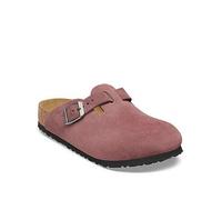 Birkenstock Kids' Boston Suede Leather Clogs, Pink, Size 12 Younger Pink