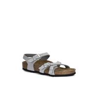 Birkenstock Kids Kumba glitter-effect buckled sandals - Silver 26-28-32-33