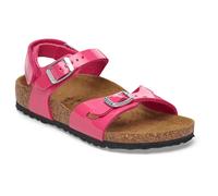 Birkenstock - Kid's Rio AS Birko-Flor Patent - Sandals size 32 - Narrow, pink/brown