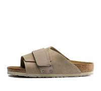 Birkenstock Kyoto Nubuck-Suede Leather Sandals 'Taupe' 1015572 10-10.5