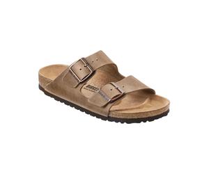Birkenstock - Leather sandals - Arizona Oiled Leather Regular Tobacco Brown for Men in Leather - Size 10,5 UK Brown 10.5 UK