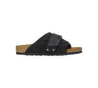 Birkenstock - Leather Sandals - Kyoto Nubuck Leather/Suede Narrow Black for Men in Leather - Size 39 Black