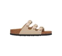 Birkenstock - Lightweight sandals - Florida Birko-Flor Narrow Sandcastle for Women in Leather - Size 5,5 UK - Beige Beige 5.5 UK
