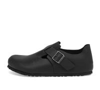(Black, 7.5 (Adults')) Birkenstock London Leather Women's Black Shoes