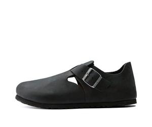 Birkenstock London Oiled Leather 'Black' 166541 9-9.5