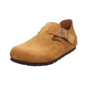 BIRKENSTOCK London Suede Men's Slippers, Mink, 9.5 US