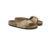 Birkenstock Madrid Big Buckle Womens Nubuck Leather Sandals - Sandcastle - Sandcastle - UK5.5 EU39 US8 Narrow