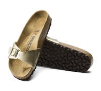 BIRKENSTOCK MADRID GOLD BIRKOFLOR SLIPPERS