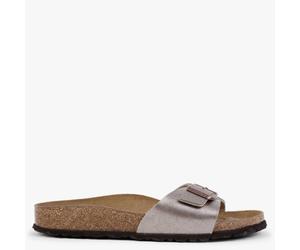 BIRKENSTOCK Madrid Graceful Taupe Birko-Flor Mules Size: 36, Colour: T