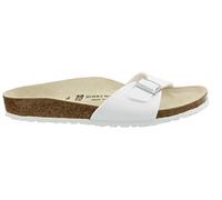 Birkenstock Madrid, Unisex-Adults Sandals, White (White), 4.5 UK (37 EU)