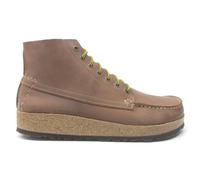 Birkenstock Marton Waxy Leather Unisex Ankle Boots - Roast - Size:UK 5