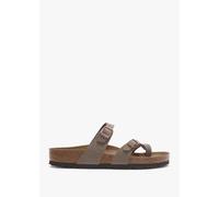 Birkenstock Mayari Birko Flor Nubuck Sandals - Mocca EUR 39