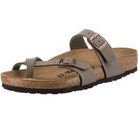 Birkenstock MAYARI Birko-Flor Nubuck, Women’s Flip Flop Sandals, Grey (Stone), 5.5 UK (39 EU)