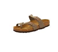 Birkenstock MAYARI Birko-Flor Nubuck, Women’s Flip Flop Sandals, Grey (Stone), 5 UK (38 EU)