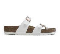 Birkenstock Mayari Birko-Flor Unisex Toe Post Sandals - White - Size:UK 5.5