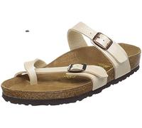 Birkenstock MAYARI Birko-Flor, Women's Flip Flops, Beige (Graceful Pearl White), 2.5 UK (35 EU)