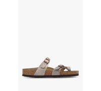 BIRKENSTOCK Mayari Graceful Taupe Birko-Flor Thong Sandals Size: 38, C