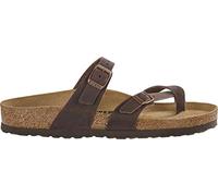 Birkenstock Mayari Greased Leather, Women's Flip Flops, Brown (Habana Habana), 7.5 UK (41 EU)