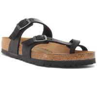 Birkenstock Mayari Mayari Oiled Leather Strapy In Dark Brown Size UK 2- 9