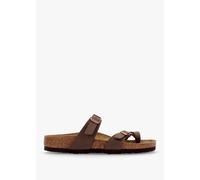BIRKENSTOCK Mayari Mocca Birko-Flor Thong Sandals Size: 42, Colour: Bn