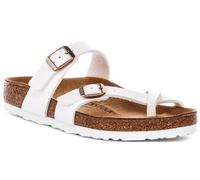 Birkenstock Mayari Strappy Sandal Slip On Womens Sandal In White UK 4 - 8