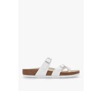 BIRKENSTOCK Mayari White Birko-Flor Thong Sandals Size: 42, Colour: Wt