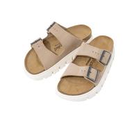 Birkenstock mens 1024950 Arizona Chunky Suede Leather Sandal, Light Sand, 26.0 cm