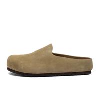 Birkenstock Men's Amsterdam Wrapped Taupe Suede UK 9