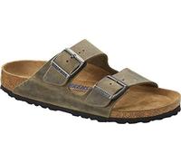Birkenstock Men's Arizona Bs SFB Sandal, Faded Kaki, 7.5 UK