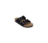 Birkenstock Men's Arizona Earthy Black Veg, Birkibuc Slippers, 7.5 UK