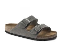 Birkenstock Men's Arizona Sandals, Desert Buck Whale Gray, Grey, 8 Medium US