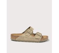 BIRKENSTOCK Mens Arizona Suede Leather Sandals - Colour: Faded Khaki - Size: 8