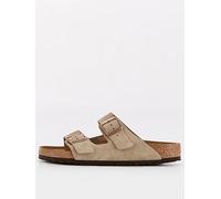 Birkenstock Men's Arizona Suede Sandals, Beige, Size 7.5, Men Beige