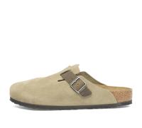 Birkenstock Men's Boston Faded Khaki Suede/Leather