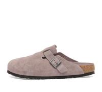 Birkenstock Men's Boston SFB Faded Purple Suede
