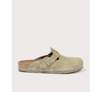 Clogs Birkenstock Boston Suede Leather Vert 46