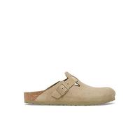 Birkenstock Boston Faded Khaki Suede