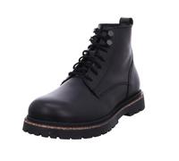 (Black, 8 (Adults')) Birkenstock Highwood Lace Mid Leather Men's Black Boots
