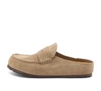 Birkenstock Men's Naples Wrapped Taupe Suede