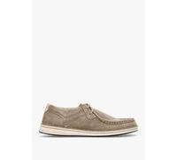 BIRKENSTOCK Men's Pasadena Taupe Suede Moccasins Mens Eu Sizes: 41, Co