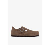 Birkenstock Mens Taupe London Raised-heel Suede Shoes Eur 44.5 / 10.5 Uk Men