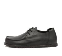 Birkenstock Men's Utti Lace Black Grained Leather