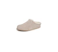 Birkenstock Men's Zermatt Shearling Slippers, Stone Coin, Grey, Tan, 9 Medium US