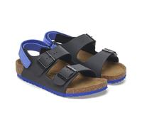Birkenstock Milano AS Kids Sandals, Desert soil Black/Blue UK 11.5