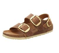 Birkenstock Milano Buckle Oiled Leather Sandals - EU 38/UK 5