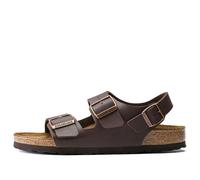 Birkenstock Milano Birko-Flor Sandals 'Dark Brown' 34701 7-7.5
