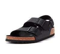 Birkenstock Milano Birko Flor Unisex Triple Mono Black Sandals - EU 41/EU 41/EU 41
