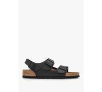 BIRKENSTOCK MILANO BLACK BACKSTRAP REGULAR/WIDE WIDTH MEN WOMEN UNISEX SANDALS