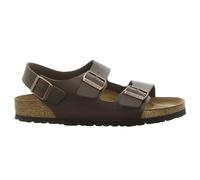 Birkenstock Milano BS Birko-Flor Unisex Slingbacks Sandals - Dark Brown - Size:UK 7